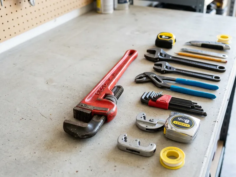 Professional plumbers in Patoka, IN equipped with top-tier tools for residential and commercial plumbing services.
